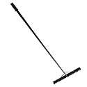 Asphalt Lute Rake,Sharp 36 Inch Blade,84 Inch Carbon Steel Handle