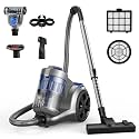 Aspiron 1700W Canister Vacuum Cleaner, 45Kpa Bagless Vacuum Cleaner