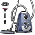 Aspiron Canister Vacuum, 1600W/40Kpa Canister Bagged Vacuum,4QT Dust Bag