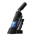 Aspiron Cordless Handheld Vacuum, 24KPA Powerful Car Vacuum, 2-Speed, 2 Charging Methods, Wireless Charger, Ergonomic Handle, Portable Rechargeable Vacuum Cleaner for Car, Home, Black Green