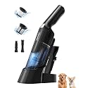 Aspiron Cordless Handheld Vacuum, 24KPA Powerful Car Vacuum, 2-Speed, 2 Charging Methods, Wireless Charger, Ergonomic Handle, Portable Rechargeable Vacuum Cleaner for Car, Home, Black Grey