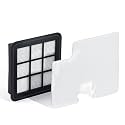 Aspiron 2 Pack Replacement Inlet HEPA-H12 Filter Part & Outlet Sponge Part for AS-CA006 Aspiron Canister Vacuum Cleaner, Washable, Vacuum Cleaner HEPA Style Filter Fits, 1 Count (Pack of 2)