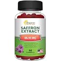 aSquared Nutrition Saffron Gummies - Saffron Extract Supplement - Pure Gummy Supplements Alternative to Capsules, Pills, Powder & Tea