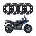 ASRYD 17 Inch 4 Pcs ABS Plastic PRO Disc Bike Wheel Cover For Bajaj Pulsar 220F Bike Fairing Kit