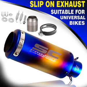 asryd bajaj hero yamaha honda tvs suzuki ktm universal for bike slip-on exhaust system