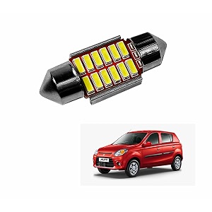 car interior 12 smd extremely bright dome led interior roof light reading bulb lamp for maruti suzuki alto 800v 5w white 1 pcs