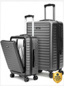 Assembly Hardsided Trolley Bag Combo 2 Set - Cabin Suitcase & Large Check-in Trolley Cabin & Check-in Set 8 Wheels - 28 inch