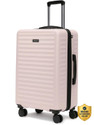 Assembly Premium Hard-Sided Luggage Trolley (Complimentary Packing Aids) - Desert Ivory Check-in Suitcase 4 Wheels - 28 inch