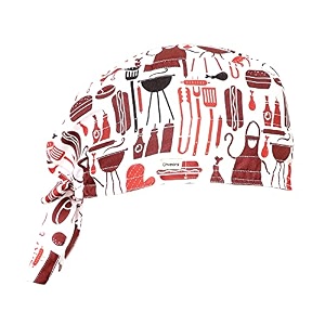 associated uniforms printed chef caps ideal for cook chefs waiter kitchen caps