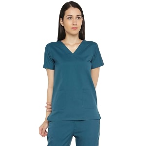 associated uniforms womens scrub suit - ideal for doctors and healthcare professionals classic s fg