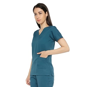 associated uniforms womens scrub suit - ideal for doctors dentists and healthcare professionals classic xlforest green
