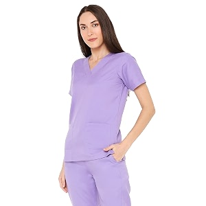 associated uniforms womens scrub suit - ideal for doctors dentists and healthcare professionalsclassic