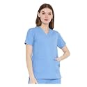 Associated Uniforms Womens Scrub Suit - Ideal for Doctors, Dentists and Healthcare Professionals. CLASSIC (S, SKY BLUE)