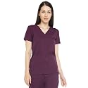 Associated Uniforms Women's Poly Cotton Scrub Suit - Ideal for Doctors, Dentists and Healthcare Professionals. Classic (M - 38, Deep Purple)