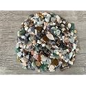 Assorted Chips – Natural Mini Assorted Stones, Crushed Undrilled Assorted, Semi-Tumbled Genuine Mixed Chips (1/4 lb)