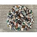 Assorted Chips – Natural Mini Assorted Stones, Crushed Undrilled Assorted, Semi-Tumbled Genuine Mixed Chips (1/2 lb)