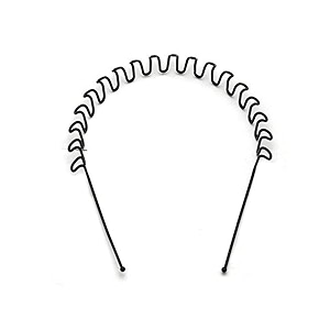 assu zig zag hair band for men boys zigzag hair band men clip blackpack of 1