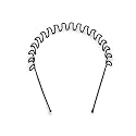 Assu Zig Zag Hair Band For Men Boys Zigzag Hair Band Men Clip Black(Pack Of 1)