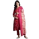 ASSUME FAB Women Viscose Rayon Embroidery V