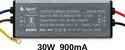 ASTER LITE 30W LED Driver 900mA For