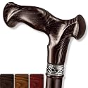 Asterom Handcrafted Canes for Men, Ergonomic Wooden Walking Cane, Oak Wood