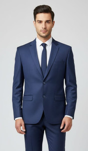 ASTHETIC Solid Single Breasted Party Festive Formal