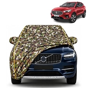 astor 100 waterproof car cover  dustproof sun protection cover  soft cotton lining  triple stitched  mirror pocket  antenna pocket  all weather body cover army