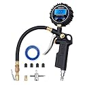 AstroAI AstroAI Digital Tire Inflator with Pressure Gauge, Medium 250 PSI Air Chuck and Compressor Accessories Heavy Duty with Rubber Hose and Quick Connect Coupler for 0.1 Display Resolution, Black