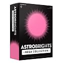 Astrobrights Mega Collection, Colored Paper, Neon Pink, 625 Sheets, 24 lb/89 gsm, 8.5" x 11 - MORE SHEETS! (91673), 1 Ream (Pack of 6)
