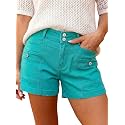 Astylish Women39s High Waisted Stretchy Jean Shorts