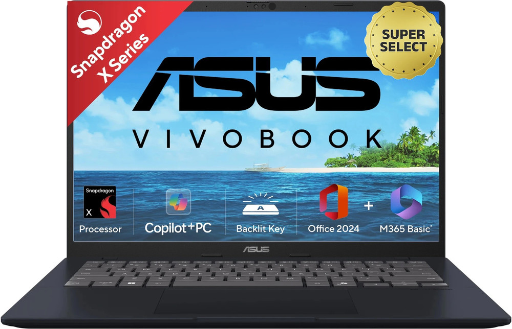 ASUS Vivobook 14 (2025) with Office 2024 + M365 Basic*, Backlit