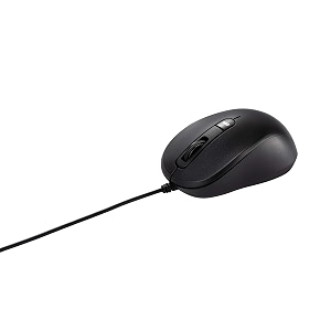 asus mu101c wired blue ray silent mouse ambidextrous design upto 3200 dpi with dpi switch easy scroll 24ghz connection compatible with pclaptop - 08 kg black