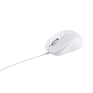 asus mu101c wired blue ray silent mouse ambidextrous design upto 3200 dpi with dpi switch easy scroll 24ghz connection compatible with pclaptop - 08 kg white