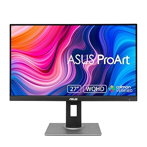 asus proart display pa278qv professional monitor - 27- inch ips wqhd 2560 x 1440 100 srgb 100 rec 709 color accuracy e lt 2 calman verified proart preset proart palette ergonomic stand