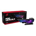 ASUS ROG Herculx Graphics Card Holder - Tool-Free Adjustable GPU Support Bracket, Spirit Level, Solid zinc Alloy, 72-128mm, Extensive Compatibility, Aura Sync