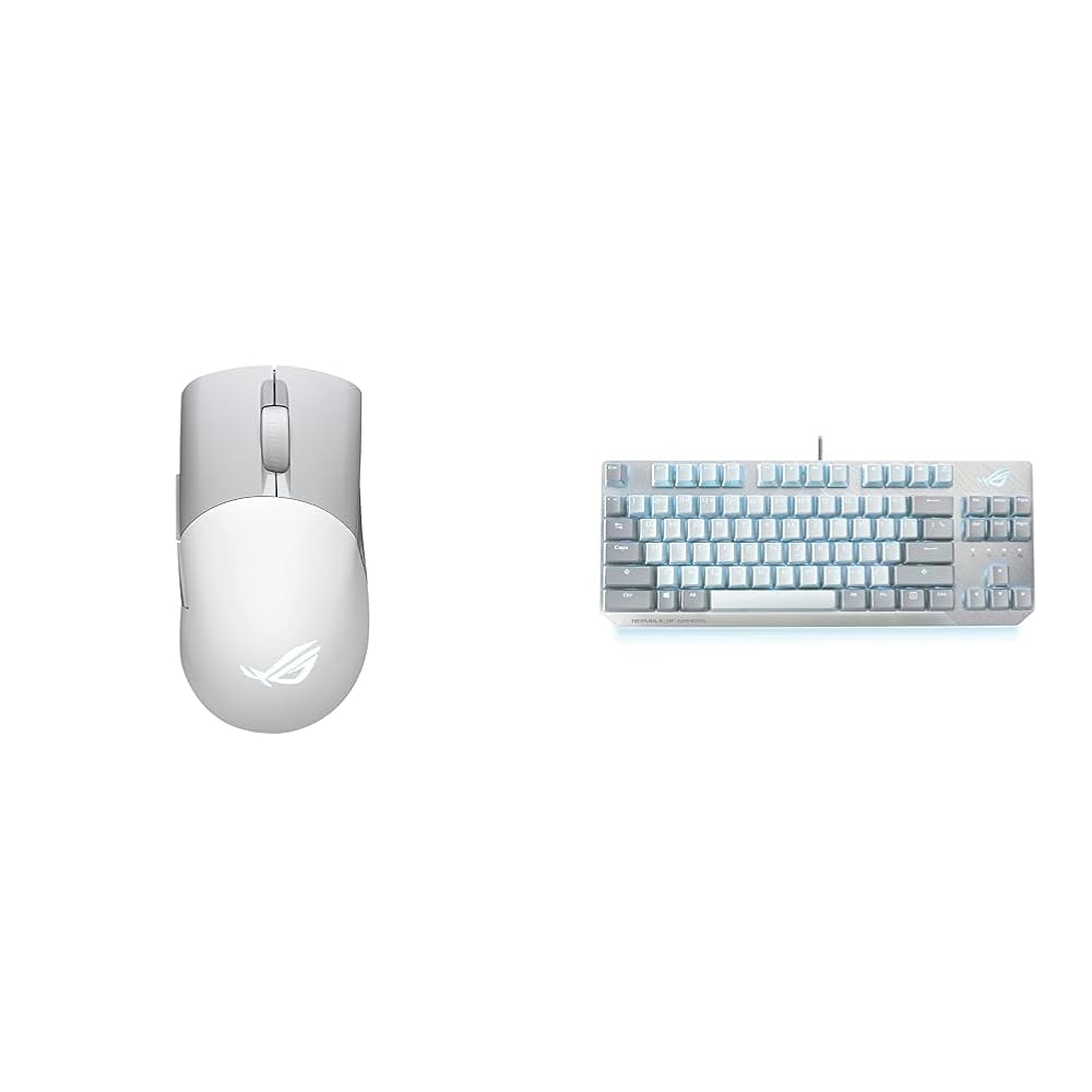 ASUS ROG Keris Wireless AimPoint Gaming Mouse, Tri-Mode connectivity ...