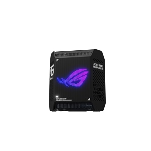 asus rog rapture gt6 1pk tri-band wifi 6 gaming mesh wifi system covers up to 2900 sq ft 25 gbps port triple-level game acceleration unii 4 free lifetime internet security black