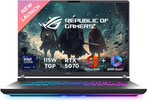 asus rog strix g16 2025 with office 2024  m365 basic intel core ultra 9 275hx - 32 gb1 tb ssdwindows 11 home16 gb graphicsnvidia geforce rtx 5080165 hz175 w g615lw-rv148ws gaming laptop