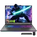 ASUS ROG Strix G18 Gaming Laptop, NVIDIA GeForce RTX 5070, AMD Ryzen 9 7940HX, 32GB RAM, 2TB Storage(1TB SSD+1TB Docking Station), 18" 2.5K 240Hz Display, Backlit Keyboard, Win 11 Pro, Gray