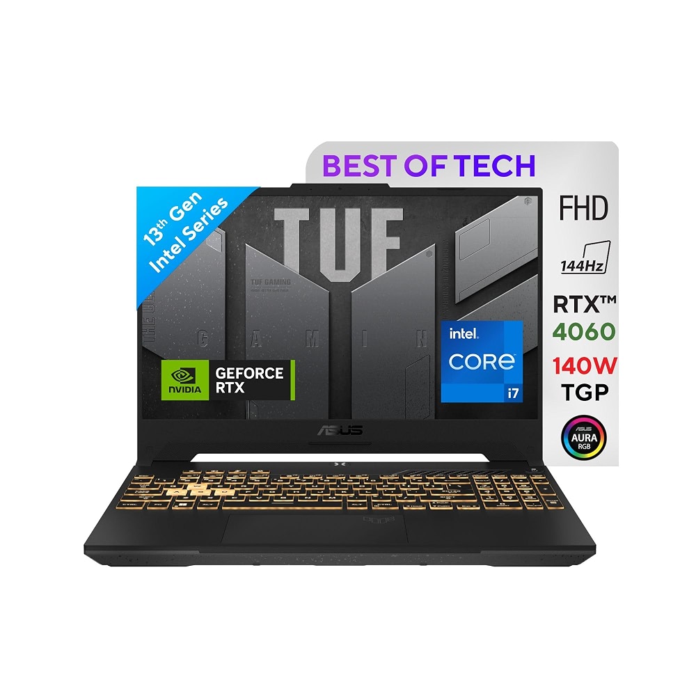 ASUS TUF F15 13th Gen, Intel Core i7-13620H Gaming Laptop(NVIDIA