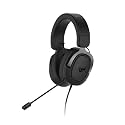 ASUS TUF Gaming H3 Wired Over-Ear Headphones with Mic, 3.5mm Jack, Lightweight Gaming Headset, Deep Bass, Noise-Cancelling Mic, PC/PS5/Xbox/Mobile Compatible – Gun Metal Black