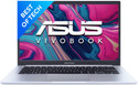 ASUS Vivobook 14 Intel Core i5 12th Gen 1235U - (8 GB/512 GB SSD/Windows 11 Home) X1402ZA-EK522WS Thin and Light Laptop (14 Inch, Transparent Silver, 1.50 kg, With MS Office)