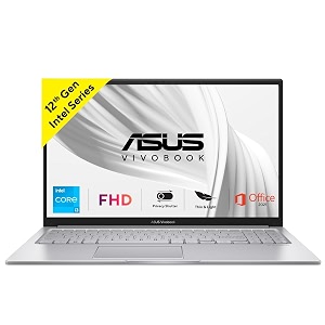 asus vivobook 1512th genintel core i3-1215u intel uhd igpu8gb ram512gb ssdfhd14 inch60hzchiclet keyboard42whrswindows 11office 2021cool silver140 kg x1504za-nj322ws