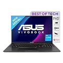 ASUS Vivobook 16, Thin and Light Laptop, IntelCore™ i3-1215U 12th Gen, 16-inch (40.64 cm) FHD+ (8 GB RAM/512GB SSD/Windows 11/Fingerprint/Black/1.88kg), X1605ZAB-MB322WS