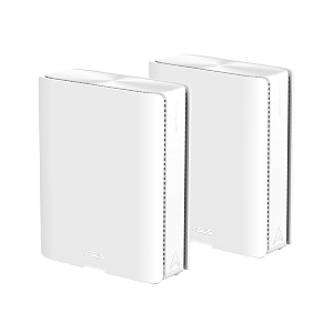 asus zenwifi bq16 pro wifi 7 router - quad-band 8k sq ft 30gbps 2 pack