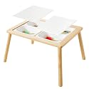 Asweets Sensory Table for Toddlers, Indoor Table with Storage Bins, Kids Play Activity Desk for Boys Girls Gift, 29''L x 20''W x 21''H, (4 White Small Bins)