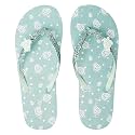 Ataiwee Girls Flip Flop Sandals Colorful Print Slip-On.