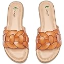 Ataiwee Women39s Dressy Braided Open Toe Flat