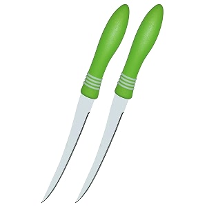 at-001 concord kitchen knife stainless steel multipurpose table knife for dining and vegetable chopping serrated edge 12 cm green
