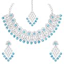 Atasi International Kundan Necklace Set with Earrings &amp; Maang Tikka for Women | Ideal Jewellery for Wedding, Party &amp; Festive Occasions